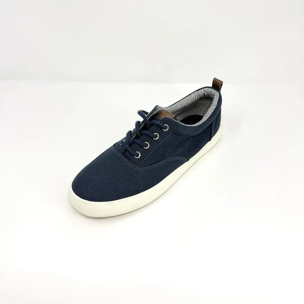 Cat & Jack Kids' Jett Low Top Sneakers Navy Blue Size 5 New